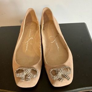 Jessica Simpson - blush ballet flats